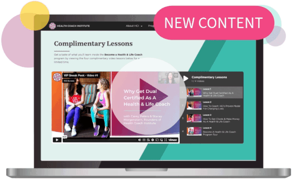 New content and video lessons
