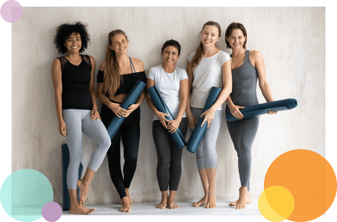 Group of Yoga200 students